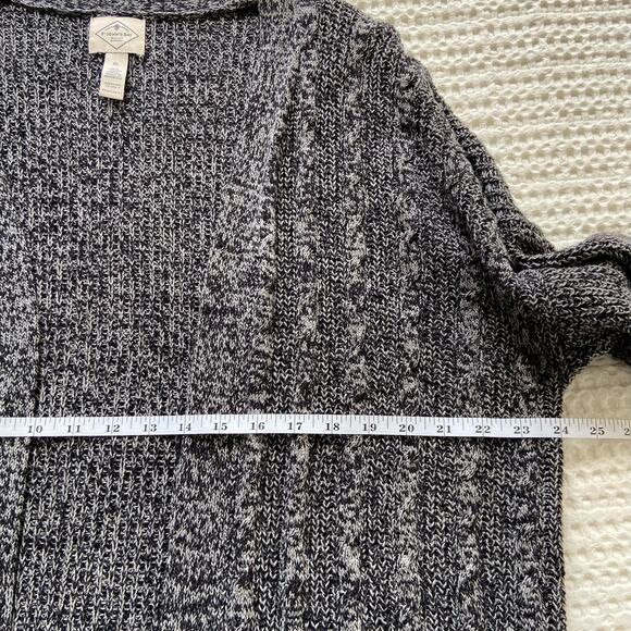 St John's Bay Charcoal Long Cardigan XL - Picture 3 of 7